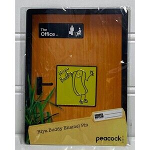 Culturefly The Office TV Show Pam's Hiya Buddy Hot Dog Enamel Pin New!